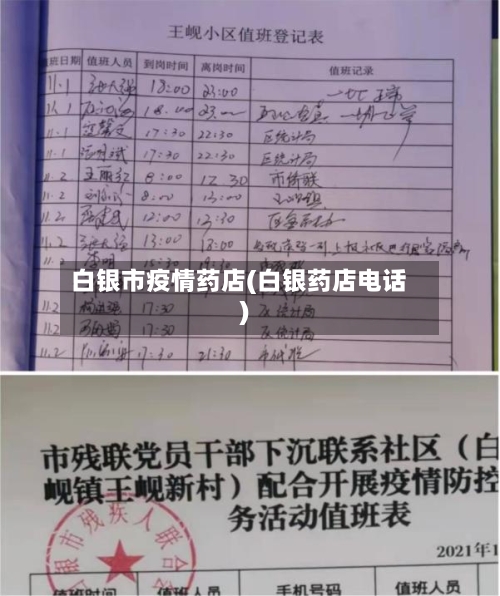白银市疫情药店(白银药店电话)-第2张图片