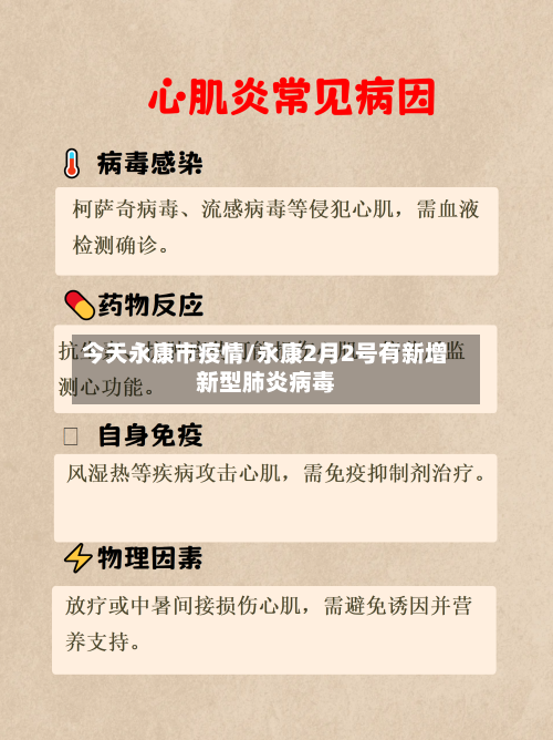 今天永康市疫情/永康2月2号有新增新型肺炎病毒-第3张图片