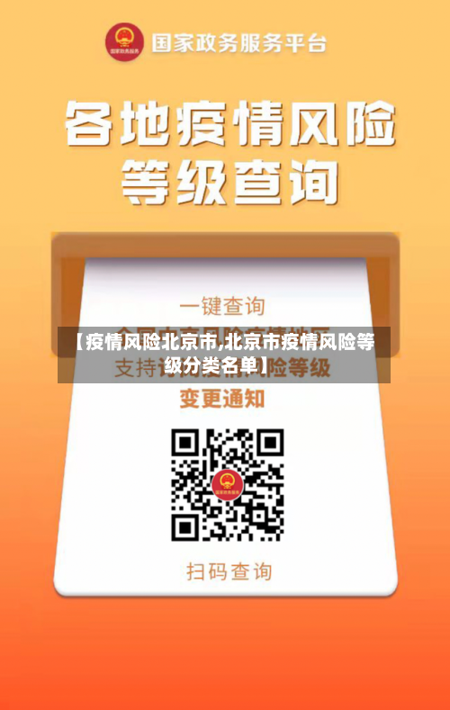 【疫情风险北京市,北京市疫情风险等级分类名单】-第2张图片