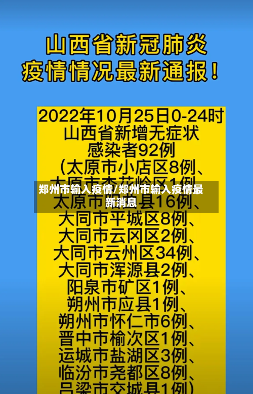 郑州市输入疫情/郑州市输入疫情最新消息