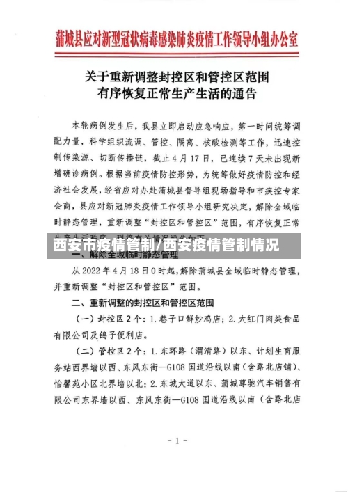 西安市疫情管制/西安疫情管制情况-第2张图片