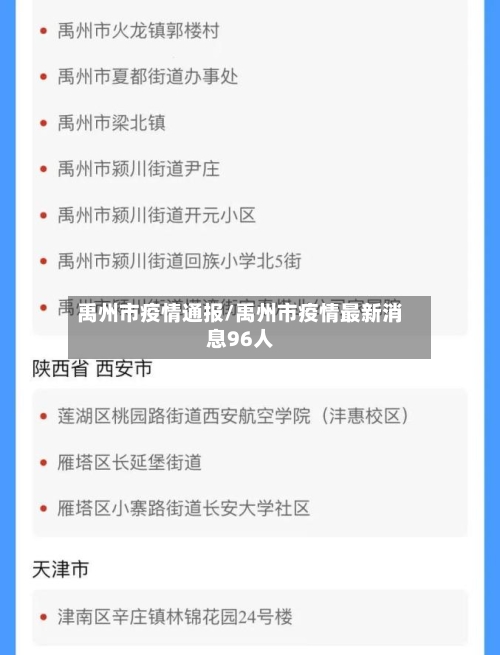 禹州市疫情通报/禹州市疫情最新消息96人