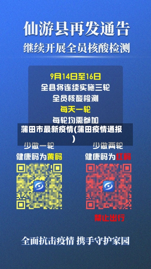 蒲田市最新疫情(蒲田疫情通报)