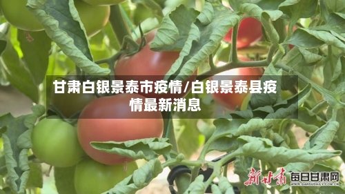 甘肃白银景泰市疫情/白银景泰县疫情最新消息-第2张图片