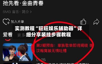 实测教程“旺旺娱乐辅助器”详细分享装挂步骤教程