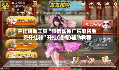 开挂辅助工具“微信雀神广东麻将免费开挂器”开挂(透视)辅助教程-第2张图片