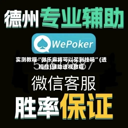 实测教程“微乐麻将可以买到挂吗	”(透视挂)辅助透视教程-第2张图片