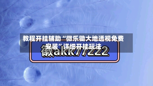 教程开挂辅助“微乐锄大地透视免费安装”详细开挂玩法-第2张图片