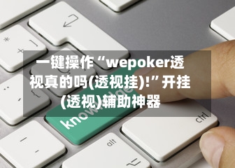 一键操作“wepoker透视真的吗(透视挂)!”开挂(透视)辅助神器-第3张图片