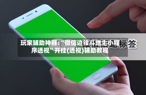 玩家辅助神器:“微信边锋斗地主小程序透视	”开挂(透视)辅助教程-第2张图片