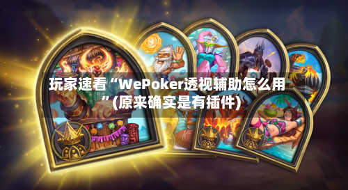 玩家速看“WePoker透视辅助怎么用”(原来确实是有插件)-第2张图片
