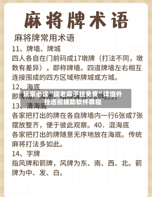 玩家必读“捉老麻子挂免费	”详细外挂透视辅助软件教程-第2张图片