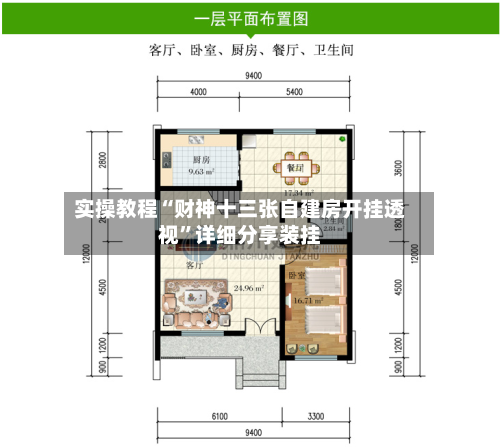 实操教程“财神十三张自建房开挂透视”详细分享装挂-第3张图片