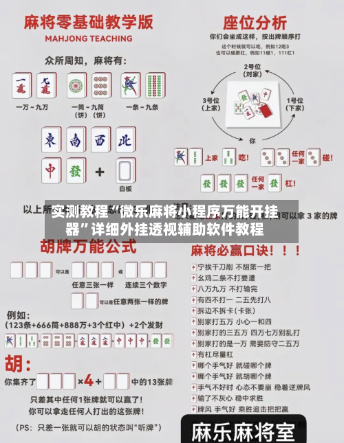 实测教程“微乐麻将小程序万能开挂器	”详细外挂透视辅助软件教程-第2张图片