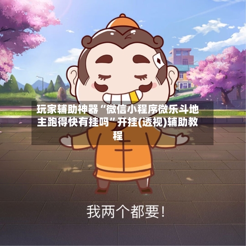 玩家辅助神器“微信小程序微乐斗地主跑得快有挂吗”开挂(透视)辅助教程-第3张图片