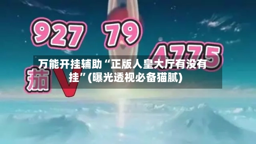 万能开挂辅助“正版人皇大厅有没有挂”(曝光透视必备猫腻)