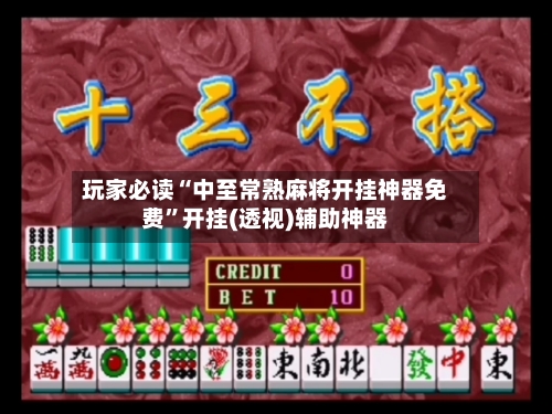 玩家必读“中至常熟麻将开挂神器免费	”开挂(透视)辅助神器-第2张图片