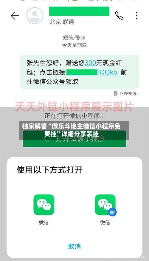 独家解答“微乐斗地主微信小程序免费挂	”详细分享装挂-第2张图片