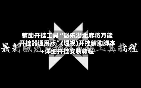 辅助开挂工具“微乐湖北麻将万能开挂器通用版	”(透视)开挂辅助脚本+详细开挂安装教程-第3张图片