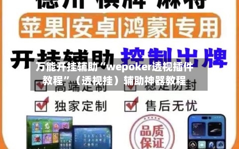 万能开挂辅助“wepoker透视插件教程”（透视挂）辅助神器教程-第2张图片