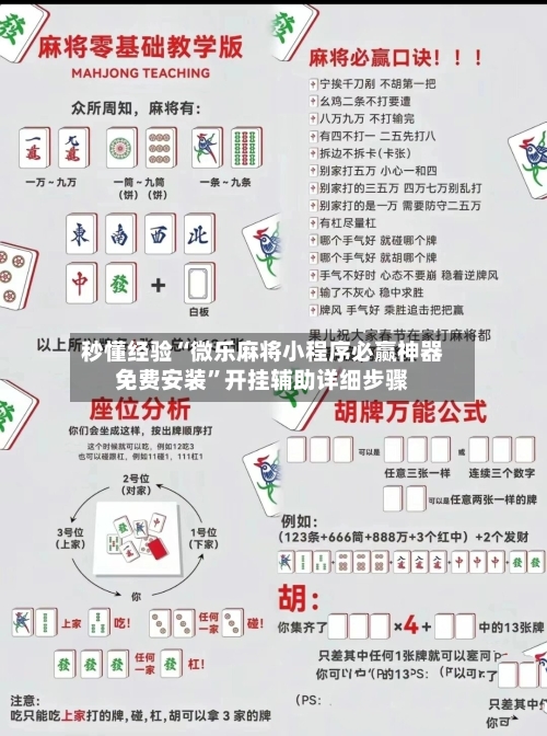 秒懂经验“微乐麻将小程序必赢神器免费安装	”开挂辅助详细步骤-第2张图片