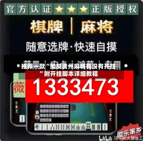 推荐一款“聚友贵州麻将有没有开挂”附开挂脚本详细教程-第3张图片