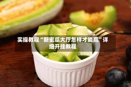 实操教程“新蜜瓜大厅怎样才能赢”详细开挂教程-第3张图片