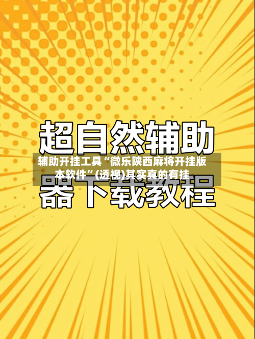 辅助开挂工具“微乐陕西麻将开挂版本软件”(透视)其实真的有挂