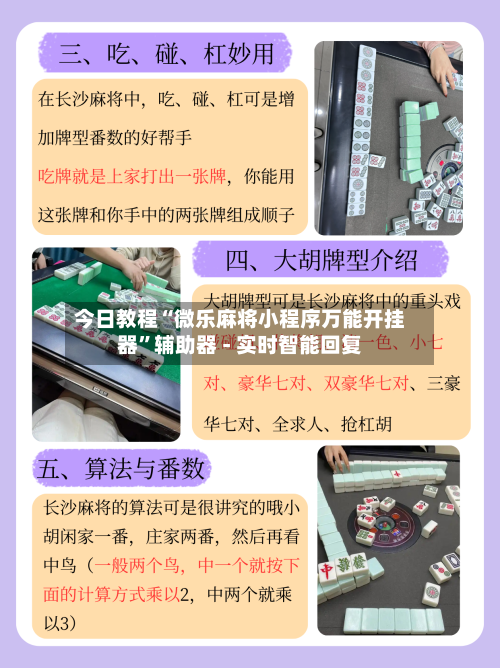 今日教程“微乐麻将小程序万能开挂器”辅助器 - 实时智能回复-第3张图片