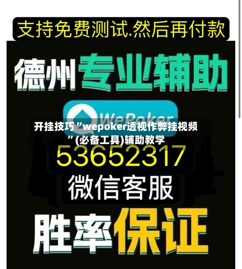 开挂技巧“wepoker透视作弊挂视频”(必备工具)辅助教学-第2张图片