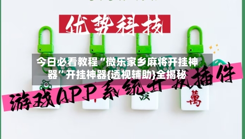 今日必看教程“微乐家乡麻将开挂神器”开挂神器{透视辅助}全揭秘-第2张图片