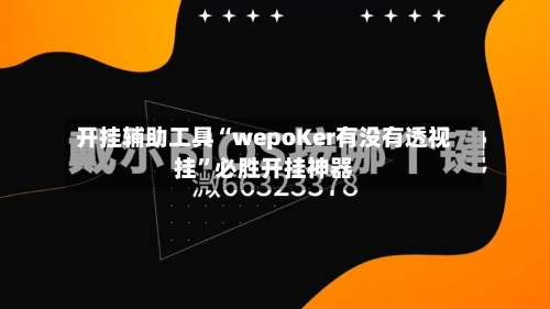 开挂辅助工具“wepoKer有没有透视挂”必胜开挂神器-第2张图片