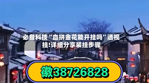 必备科技“血拼金花能开挂吗”透视挂!详细分享装挂步骤-第2张图片
