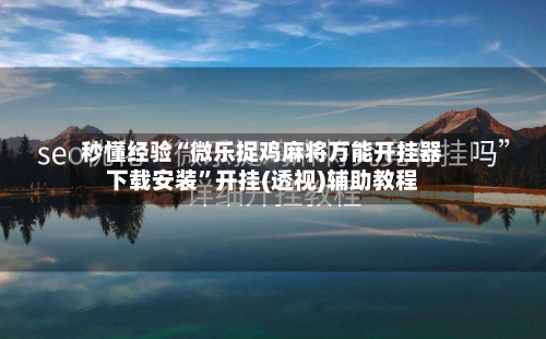 秒懂经验“微乐捉鸡麻将万能开挂器下载安装”开挂(透视)辅助教程-第2张图片