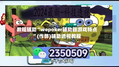 教程辅助“wepoker辅助器游戏特点	”(作弊)辅助透视教程-第2张图片