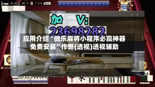 应用介绍“微乐麻将小程序必赢神器免费安装”作弊(透视)透视辅助-第2张图片