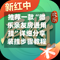 推荐一款“微乐亲友房通用挂”详细分享装挂步骤教程-第3张图片