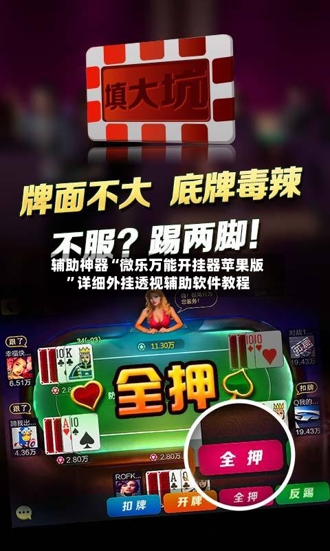 辅助神器“微乐万能开挂器苹果版”详细外挂透视辅助软件教程