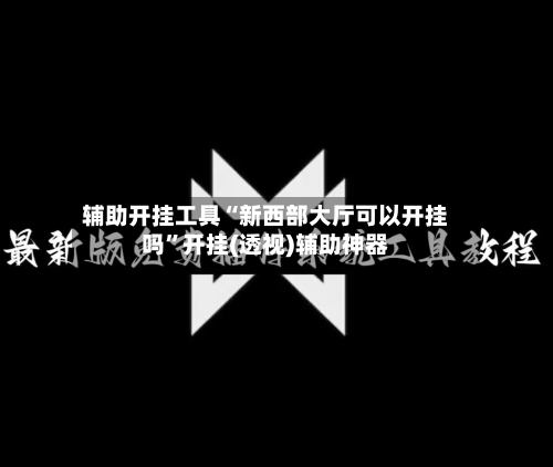 辅助开挂工具“新西部大厅可以开挂吗”开挂(透视)辅助神器-第2张图片