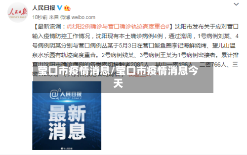莹口市疫情消息/莹口市疫情消息今天-第3张图片