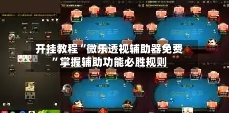 开挂教程“微乐透视辅助器免费”掌握辅助功能必胜规则-第2张图片