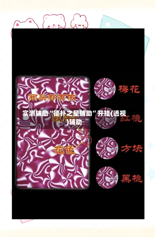 实测辅助“德扑之星辅助”开挂(透视)辅助-第2张图片