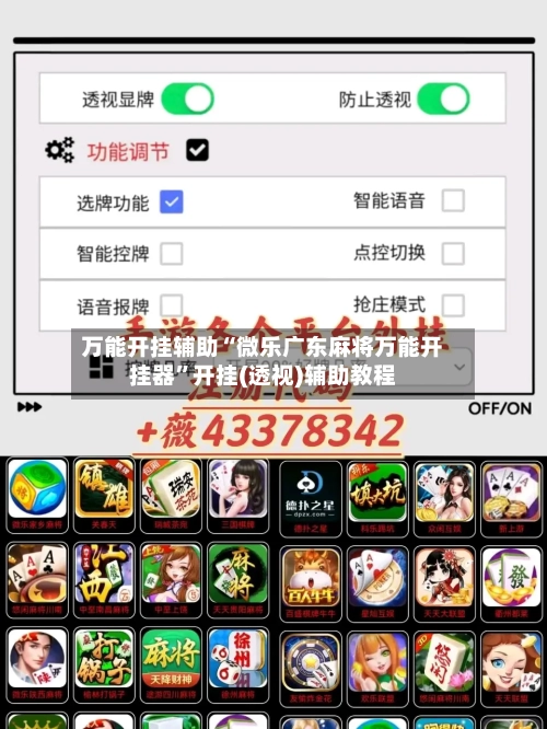 万能开挂辅助“微乐广东麻将万能开挂器”开挂(透视)辅助教程-第2张图片