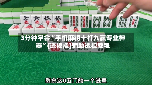 3分钟学会“手机麻将十打九赢专业神器”(透视挂)辅助透视教程-第3张图片