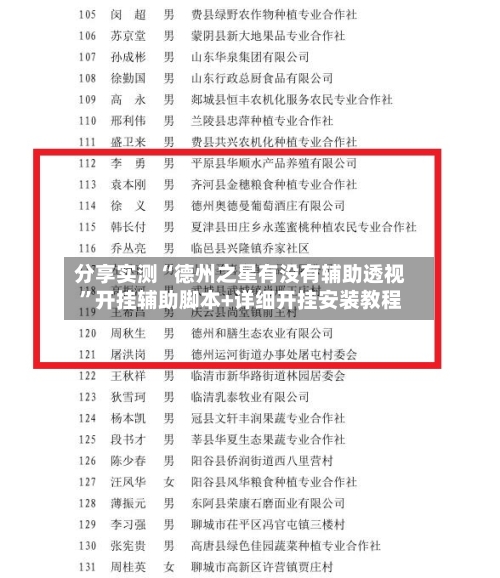 分享实测“德州之星有没有辅助透视	”开挂辅助脚本+详细开挂安装教程-第3张图片