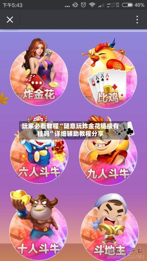玩家必看教程“随意玩炸金花链接有挂吗”详细辅助教程分享-第3张图片