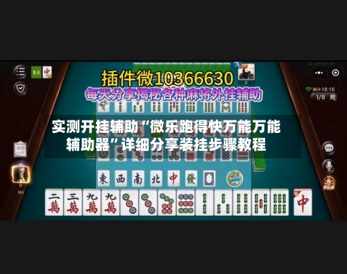 实测开挂辅助“微乐跑得快万能万能辅助器”详细分享装挂步骤教程-第3张图片