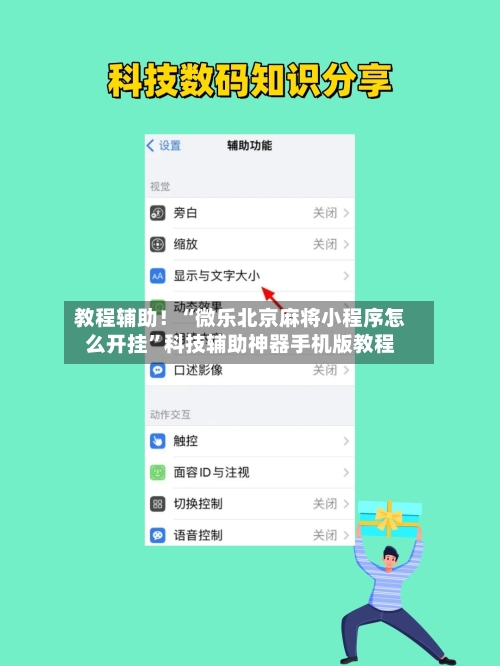 教程辅助！“微乐北京麻将小程序怎么开挂”科技辅助神器手机版教程-第2张图片