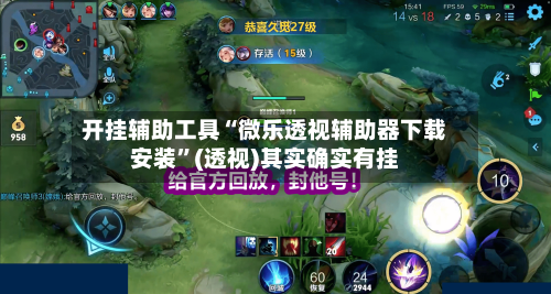 开挂辅助工具“微乐透视辅助器下载安装”(透视)其实确实有挂-第3张图片