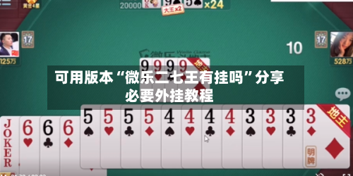 可用版本“微乐二七王有挂吗	”分享必要外挂教程-第2张图片